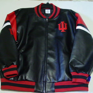 Indiana University 3XL Jacket Faux Leather XXXL
